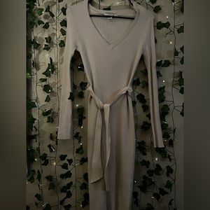 Contemporary ribbed dress